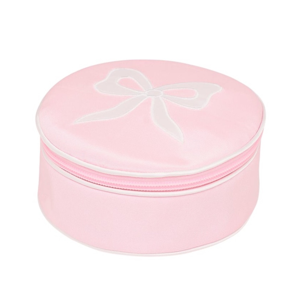 LoveShackFancy Walker Valentine Round Zip Jewelry Case
